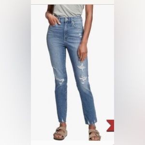High rise vintage slim jeans